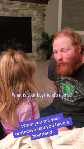 When you are 2 and sassy… and you tell your protective dad you have a boyfriend… #dad #daughter #sassy #toddlersoftiktok #protectivedad #sassydaughter #funny #parentsoftiktok 