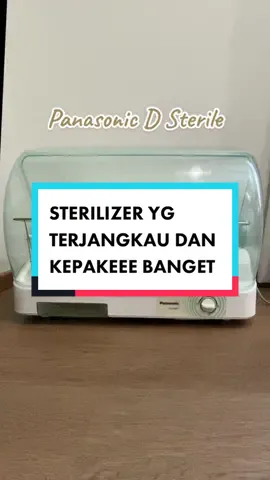 Panasonic d sterile #sterilizer #sterilizerbotolsusu #botolsusu #busui #perlengkapanbayi #perlengkapanbayibarulahir #newborn #kebutuhanbayi #kebutuhanrumahtangga 