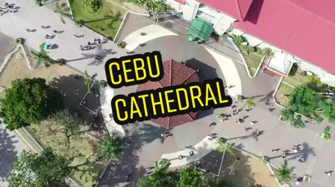 Cebu Metropolitan Cathedral Drone Footage #dji #drone #beach #moalboal #cebu #cebucathedral 