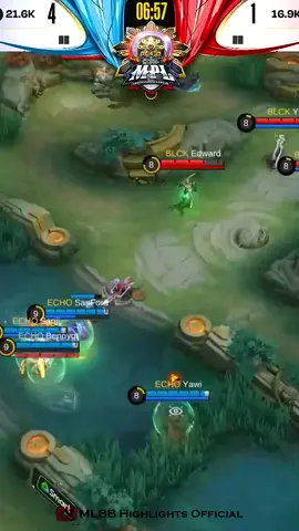 ECHO SUPREMACY! WHAT A SET BY YAWI! #mlbb  #mlbbhighlights  #mpl