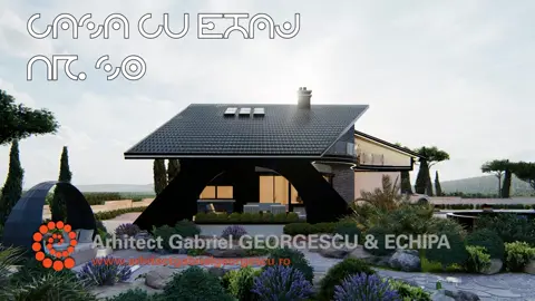 Casa cu etaj 58  #fy #fyp #arhitectura #casa #casadevis #proiect 
