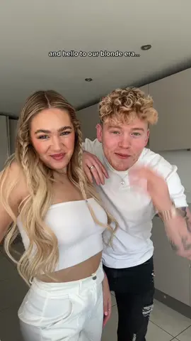 Entering a new era👱🏼‍♀️👱🏼 #rosieandharry #viral #hairtransformation #foryou 