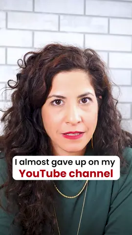 I almost gave up on my YouTube channel 🔗 Follow the link to watch the full episode! https://bit.ly/404lAGf