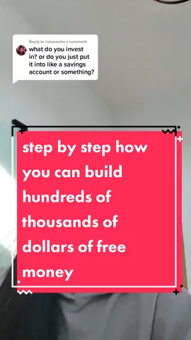 Replying to @rissarooho I'm exposing the secrets of the rich, as someone who went from $40k debt making $50k a year, to becoming a millionaire at 30 - now I teach others how its done. Today I'm going to share with you step by step how you can build hundreds of thousands of dollars of free money with only $50 a month. Most people have it wrong, they think that to become rich they have to work harder - but that's not what the rich do. The average millionaire has 7 streams of income, and the average American has 1. The rich don't build more income streams by working harder or getting more jobs, they do it by putting their money to work. It's actually really simple. If you can learn to drive a car, you can learn to do this too. What you need to do is open an account with a low cost brokerage, this is a company that gives you access to buying stock market investments. TD Ameritrade, Fidelity, and Vanguard are all good options in the US. In Canada I like Wealthsimple and Questrade. Then you transfer money into the account, and buy a diversified investment, like an index fund or asset allocation fund, which can allow you to become part owners in hundreds or thousands of companies with a single click. One of my favorites is VEQT. Then you set up automatic transfers everytime you get paid, and this money will compound and grow for you. This is easiest way to create another stream of income that will get you paid while you sleep. If you want to learn more, we have a free investing masterclass. Sign up on our website under FREEBIES.