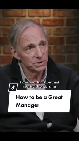 How to be a great #manager. #raydalio #principles #work