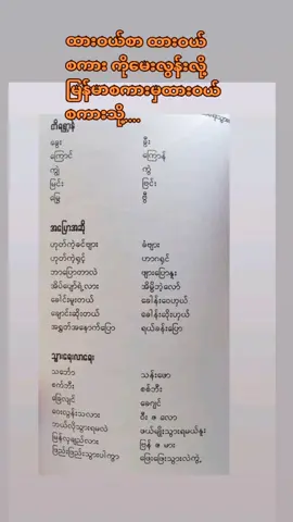 #ထားဝယ်စာထားဝယ်စကားဥပမာလေးပါ#အားလုံးကိုချစ်တယ်နော် #tiktokmyanmar🇲🇲 #တေွးပြီးမှတင်ပါ😍😍😍 