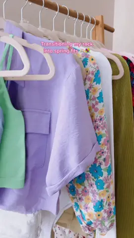 Who else is getting ready for spring?💗 #springfashion #springfit #springoutfit #clothingrack #fyp #parati #forypupage 
