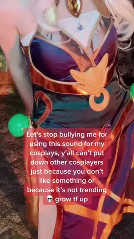 Stop whining when someone uses a sound you don’t like ffs 💀 just because you don’t like something doesn’t mean you get to bully people and throw a tantrum   #luxcosplay #luxcosplaylol #lolcosplay #leagueoflegendscosplay #leagueoflegends #lol #lux #cosplay #cosplayer #cosplays #missjunebuggie 