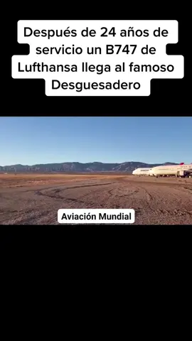 😔 Después de 24 años de servicio exitoso llega otro Lufthansa 747  para desguace y reciclaje.  Descansa tranquila reina 👸😢😔 Ésto me Parte el Corazón 💔💔😔😢  #boeing #boeing747   #lufthansa #Lufthansa #viral #party  #parati #flypシ Crédito del vídeo: diecastjames