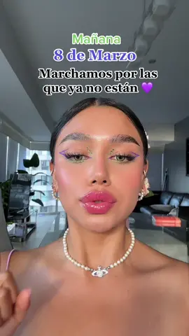 Mañana #8m es mi primera marcha 💜 #porlasqueyanoestan #feminismo #8demarzo 💜💚