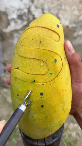 OMG😱big mango🥭😋#usa #fruit #asmr 