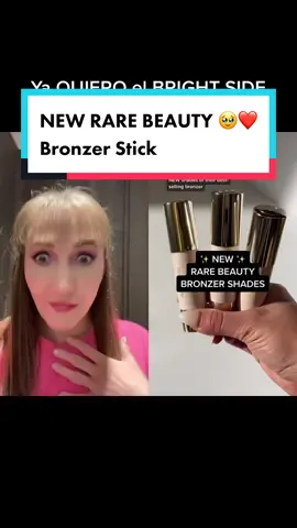 #dúo con @Rare Beauty  Quiero tono BRIGHT SIDE yaaa…, me enamoré 💖 Rare Beauty Bronzer Stick 🥰 #rarebeauty #bronzer #creambronzer #brandnew #newshades #bronzerhack #bronzerroutine #rarebeautymakeup #sgbeauty #sgbeautyutycollection  #rarebeautyproducts #rarebeautyproductsd 