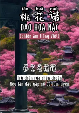 Đào hoa nặc (full)_Đặng Tử Kỳ G.E.M.邓紫棋《桃花诺》 #daohoanac  #nhactrungquoc  #lyrics  #karaoke  #phienamtiengviet  #vietsub #douyin  #LearnOnTikTok  #hoccungtiktok  #videoviral  #trending  #xuhuongtiktok  #fyp 