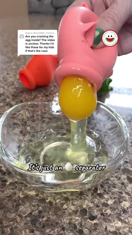 Replying to @3hearts469  I’m thinking this made it even more unclear. The 🐷 did its job but the 🥚 was uncooperative! #eggseparator #amazonkitchenmusthaves #eggyolks #kitchengadgets 