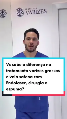 #varizes #varizessemcirurgia #varizesnuncamais #varizesgrossas #safena #endolaser #escleroterapiaconespuma #