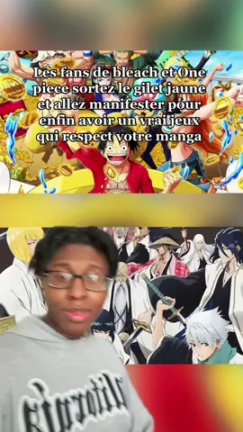 Sa se voit quand ils ont vu les annonces ils ont du bouder pck leur manga sort pas de jeu banger comme ca #manga #anime #onepiece #bleach #naruto#db#jeux 