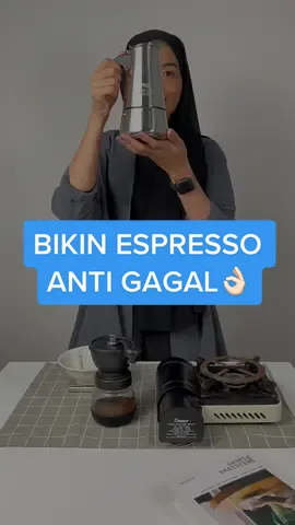 kata siapa bikin espresso harus pake mesin kopi? padahal pake moka pot bisa loh🫢 #onetwocups #alatkopi #coffeetiktok #coffeeaddict #fyp #xyzbca 