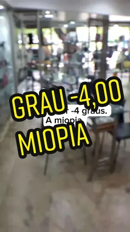 Qual é a sua dor? -4 de miopia #oculos #otica #miopia #oculosdegrau #4olho #cegueira 