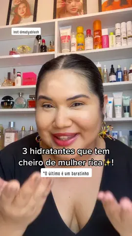 Hidratantes com cheiro de riqueza e prosperidade ✨! #hidratantecorporal #hidratantes #dicasdebeleza #rotinadepele #skincaretiktok 