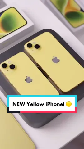 Feeling Yellow? iPhone 14 and 14 Plus just got a new colour refresh 🟡 - same phone, new colour. Who's a yellow fan and are ya picking one up?  #yellow #iphone #iphone #iphone14 #iphone14plus #yellowiphone #apple #tech #technology #tiktok #viraltech 
