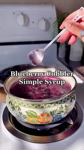 ✨Blueberry Cobbler Simple Syrup 🫐☕️✨   #blueberrycobblerrecipe #blueberrycobbler #blueberrycobblercoffee #simplesyrups #homemadesyrup #homemadesyrups #coffeeathome #simplesyruprecipe #comforting #calming #relaxing #cozyliving #slowliving 
