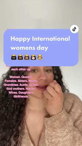 On this International Women's Day, let's commit to empowering women in all aspects of life. Let's fight for gender equality, embrace diversity, and support women in their pursuit of leadership roles. Together, we can create a world where women are valued, respected, and empowered to reach their full potential.  Lets make this a world of equal genders. Gender equality means creating a world where men and women are treated equally and have the same opportunities. It's important to recognize that gender inequality affects everyone, not just women.#womensupportingwomen #womensday #internationalwomansday 