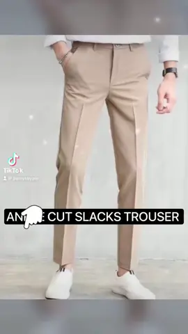 Korean Style Ankle Cut Slacks for Men  #korean #koreanfashion #anklecut #slacks #pants #OOTD #fashion #mens #menswear #bestseller #trending #pamys #pamystiktokshop #fyp 