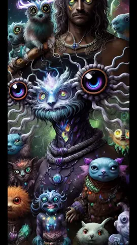 #psychedelicart#creatures#spiritualart#spiritual#goa#hallucination#viral#aiart#digitalart#trippyart#meditate#visuals#animation#cgi#vfx