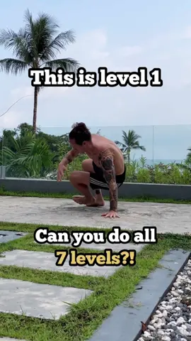 One move, 7 levels! How far do you make it? 💪🏼 #functionaltraining #becomefit #fitnessinspiration #bodyweightworkout 