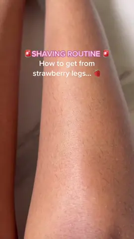 Say bye to #strawberrylegs with this shaving routine! 🍓🙌😍#glowyskin #shawing #shavingroutine #shavingtips #fyp