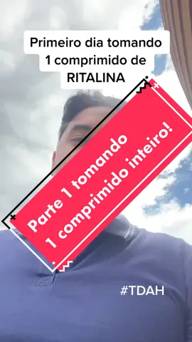 Diario de um TDAH: Tomando um compromido de RITALINA. #tdah #tdahadulto #ritalina #venvanse #dda 