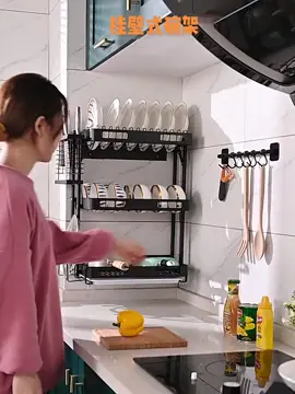 Kệ chén treo tường cho bạn nào thích bay bổng nè #PhaiDepNgayNay #fyp 