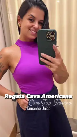 Blusa Cava Americana!!! Malha Canelada, top interno e várias cores disponíveis! #soutienoculto #scalalingerie #scalabeiramarshopping #blusagolaalta #blusacanelada #florianopolis 