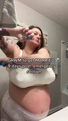 Officially married my bestfriend today💍🤍 #fyp #foryou #foryoupage #married #wedding #postpartum #grwm 