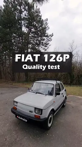 Fiat 126P Quality test!  #autoanaliza #fiat #fiat126 #peglica #qualitycontent #fyp #viral #cars 
