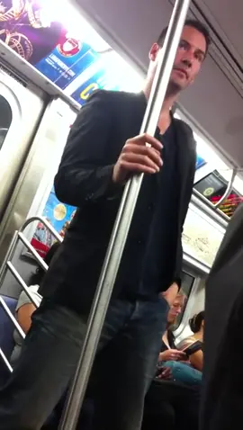 MOMENT: #keanureeves on a train #johnwick #kindness #film #viral #foryoupage 