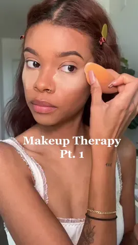Just a lil makeup therapy & great music ✨🫶🏽 Pt. 2 will be posted later tonight!  #makeuptherapy #musicandmakeup #makeupturorial #grwmplaylist #chillmusic #naturalglam 