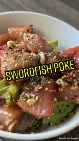 Poke day #poke #swordfishpoke #fishfriday #lent #EasyRecipe #hawaiianfood #foodtiktok #FoodTok #filipino
