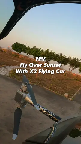 #FPV Fly over sunset with X2 flying car! #XPENGAEROHT #XPENGX2 #FlyingCar #Sunset #Tech #foryoupage #foryou #fyp #drone #manneddrone #viral #aviation