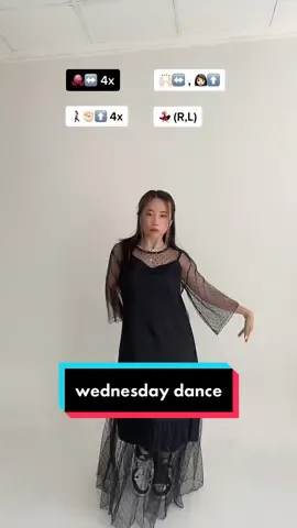 and this dress vibes tho, it makes me wednesday vibes💃🏼🖤 dress: @namelis.id  #fyp #foryou #fypage #fypシ #tiktokindonesia #tiktokdance #tutorialdance #wednesdayaddams #wednesdaydance 
