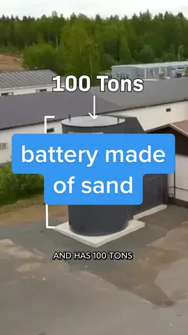 why this battery is made of sand… ⏳ #LearnOnTikTok #askcleo #techtok #climatechange 