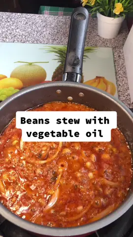 Beans stew with vegetable oil  #beanstewrecipe #beans 
