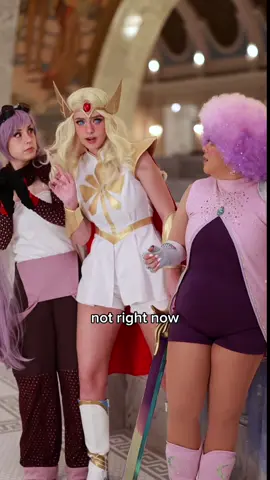 Replying to @patchnoodles You got it! ✨ w/ @halcybella and @thekurligirlicosplay 💖 #sheraandtheprincessesofpower #entrapta #entraptacosplay #shera #sheracosplay #glimmer #glimmercosplay #cosplay  
