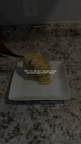You still cook your shrimp and pasta seperate? 🤦🏽‍♀️ Cook em together and thank me later 💅🏾 #fyp #foryoupage #pov #pointofview #cooking #cookingtok #cookingtiktok #food #FoodTok #foodtiktok #deliciousfood #deliciousfoods #deliciousrecipes #aesthetic #satisfying #shrimppasta #shrimpalfredo #recipesoftiktok #recipesforyou #aestheticedits 