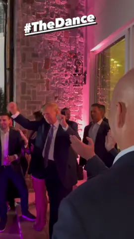 President Donald J Trump, AMERICA’S GREATEST PRESIDENT, doing his TRUMP 2024 ELECTION WIN DANCE yesterday at Kimberly Guilfoyle’s birthday celebration in Florida!!! #MAGA #donaldtrump #trump2024 #whitehouse #melaniatrump #fyp #maralago #florida 🇺🇸🇺🇸🇺🇸🎉🥳🎊☀️⛳️🌴🥂