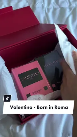 ASMR fragrance unboxing with Valentino! 🍨#giftedbyvalentino #borninroma 