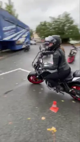 💥Et c'est la chute ! 💥 #crash #moto #chute #accident #tiktok #permis #permisa2 #permismoto 