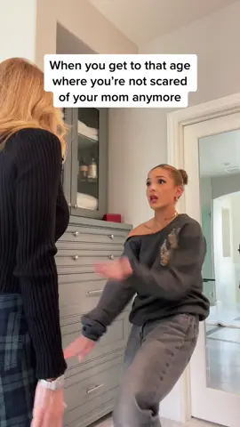 Hit me!! I dare you mom! vc: @queendecode 