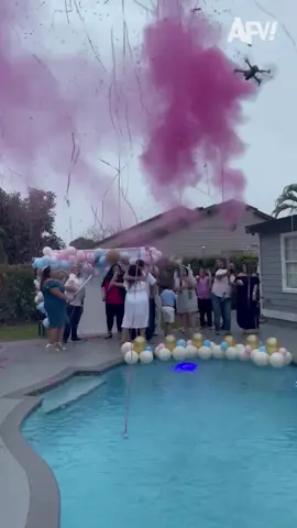 Oh baby, that's a bummer 😬 #genderreveal #drone #fail #funnyvideos #party #pregnancy #celebration #afv