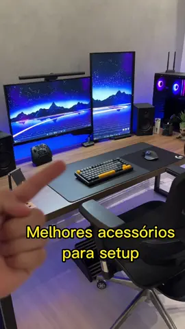 Alguns dos acessórios que uso diariamente aqui no setup!! Link na bio!! #setupgamer #setupgaming 